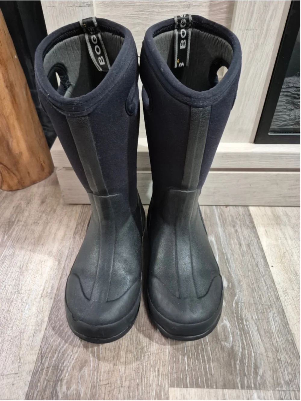Bogs Classic High Waterproof Rain & Snow Boots 1 (Big kid( Black